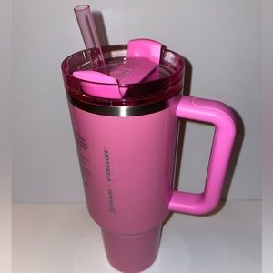 NWT Pink Starbucks & Stanley 40 oz tumbler